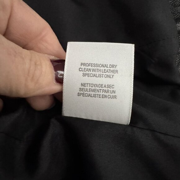 JOIE  Leolani real Lamb Leather Moto Jacket black size small - Picture 10 of 11